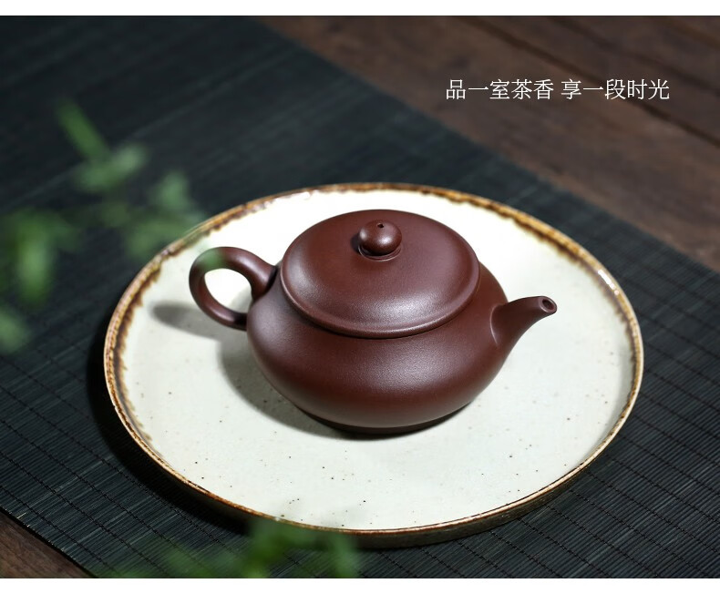 英族拾光 宜兴名家国工顾艳原矿老紫泥紫砂壶纯全手工功夫茶壶茶具