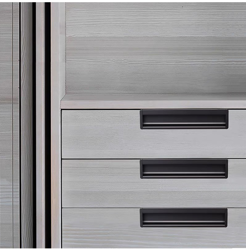 欧立onlee开槽嵌入式柜门拉手加长衣柜门隐形暗拉手抽屉橱柜把手挖槽