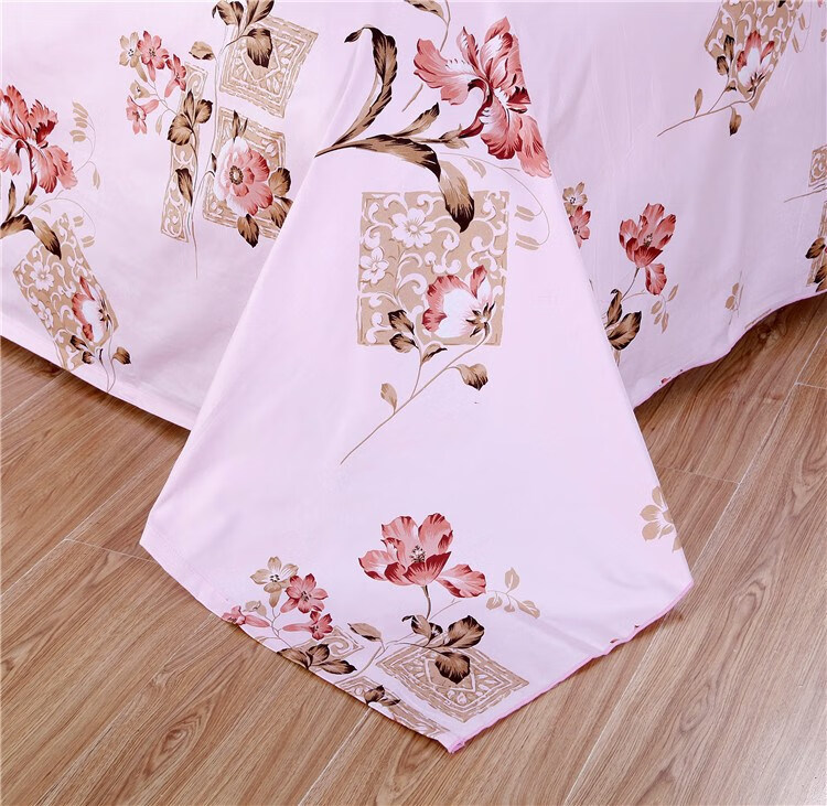 上海丝光棉床单 国民上海民光老式传统全棉全线丝光加厚床单 印花丝