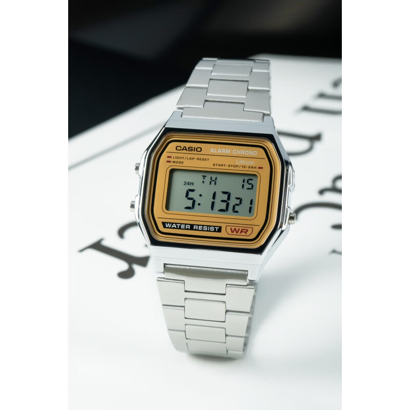 casio卡西欧 海外代购小方表小方块a158wa1 f-91w la670电子手表男女