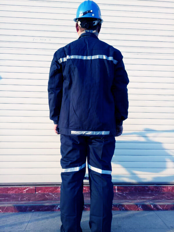 煤矿下井工作服矿工反光全棉套装男士工人穿的劳保全棉耐磨耐脏电焊服