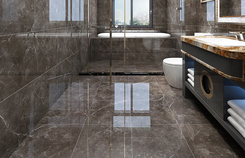 弗洛米 全瓷通体大理石厨房卫生间瓷砖400*800墙砖客厅瓷砖洗手间防滑