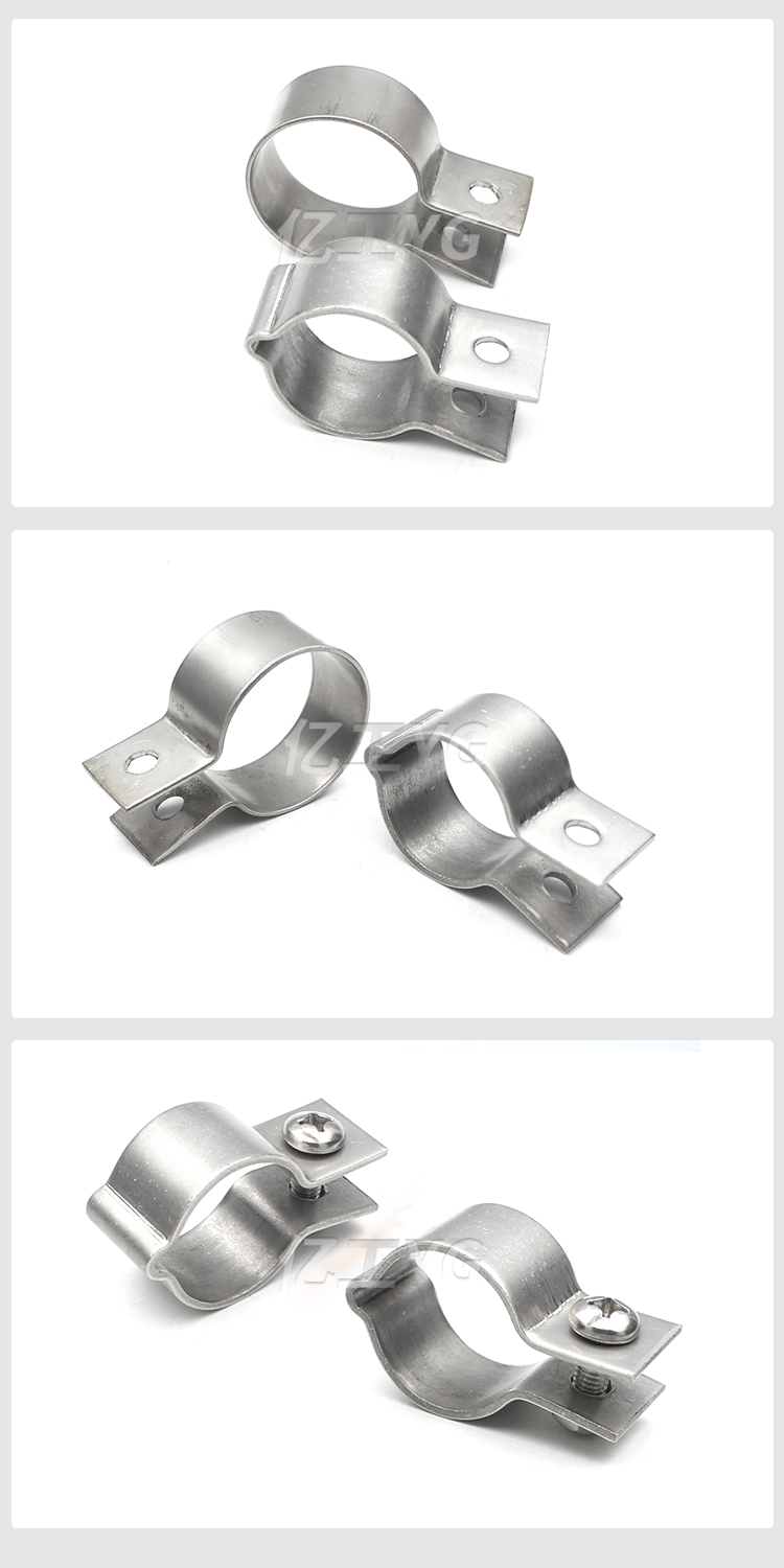 304不锈钢接地卡核电国标接地卡dn20加厚镀锌钢管接地卡管夹抱箍 304