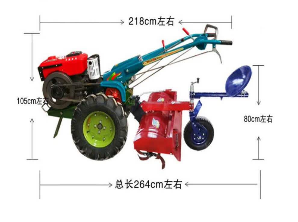 路途822马力常柴常发常州手扶拖拉机旋耕机小型农用机开沟起垄犁椿度