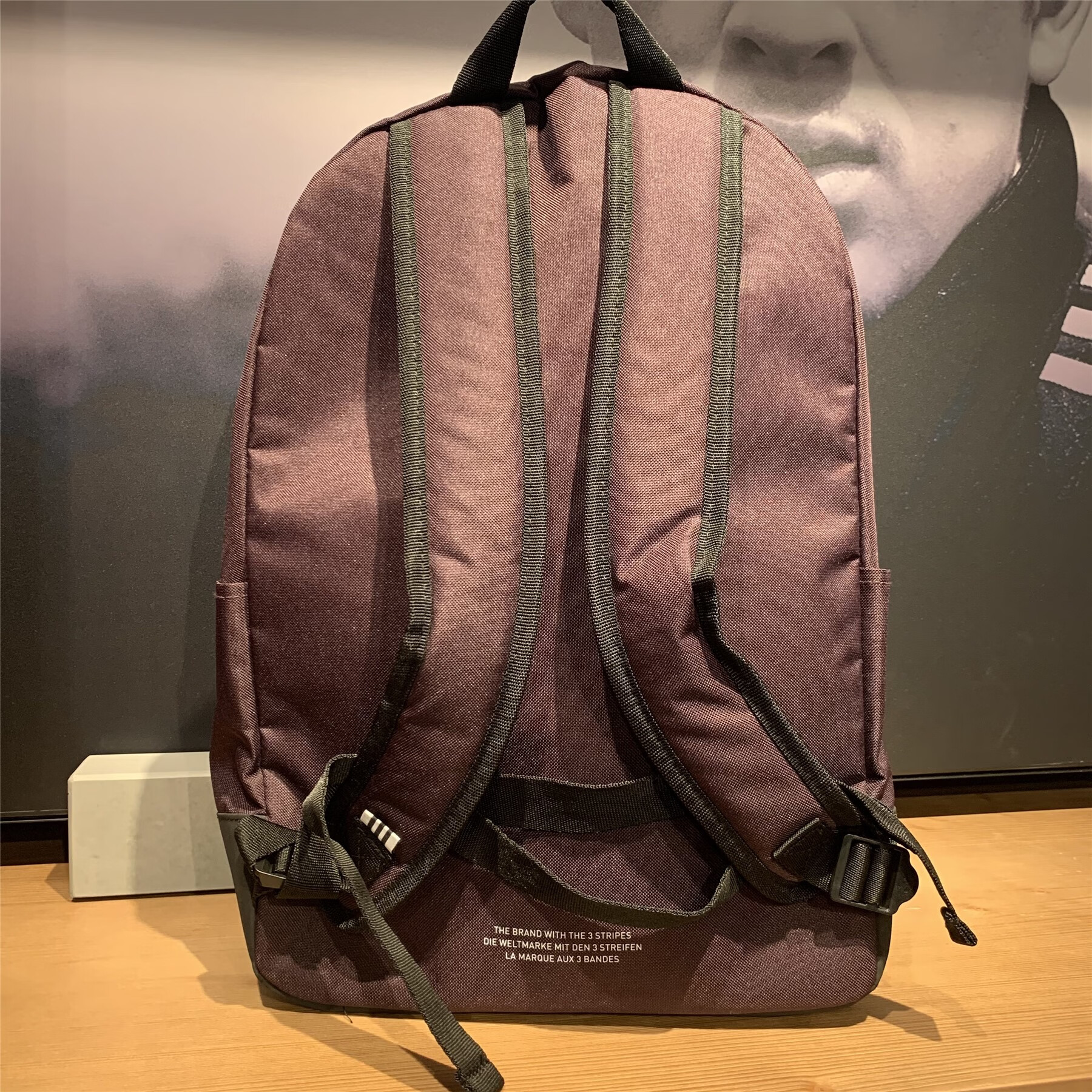阿迪达斯(adidas)双肩包学生三叶草男女书包背包校园电脑包 青色 6 69