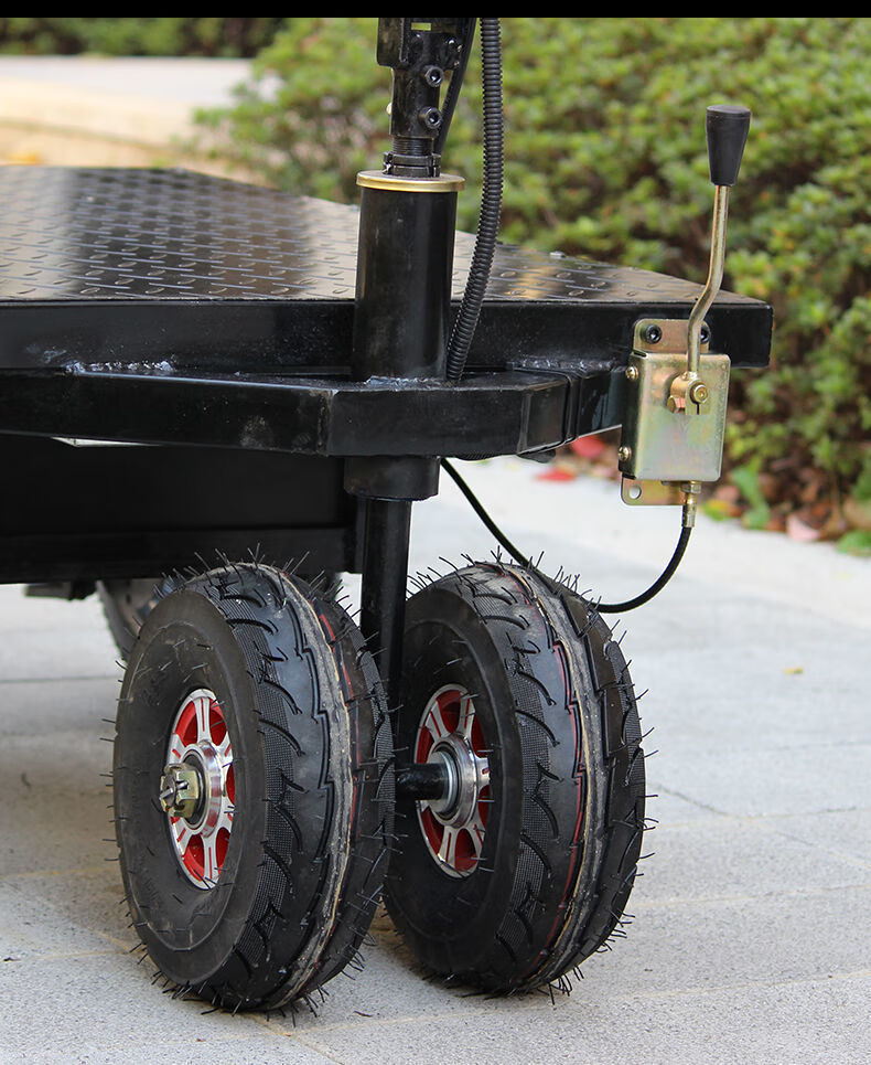 定制适用倒骑驴电动三轮车手推车拉瓷砖水泥搬运车爬坡王拉货平板车可