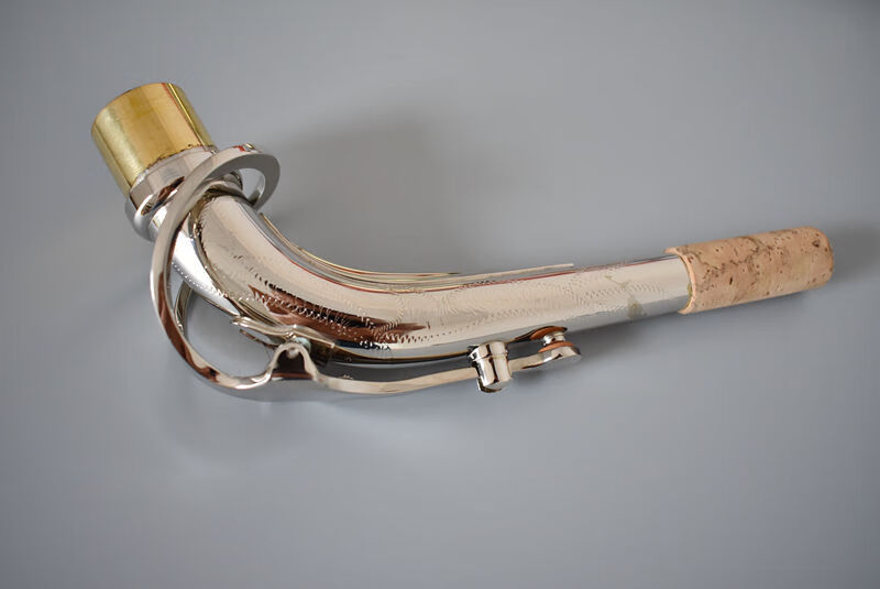 降e中音萨克斯弯脖脖管号嘴嘴子萨克斯二节萨克斯配件降e中音黄铜脖管