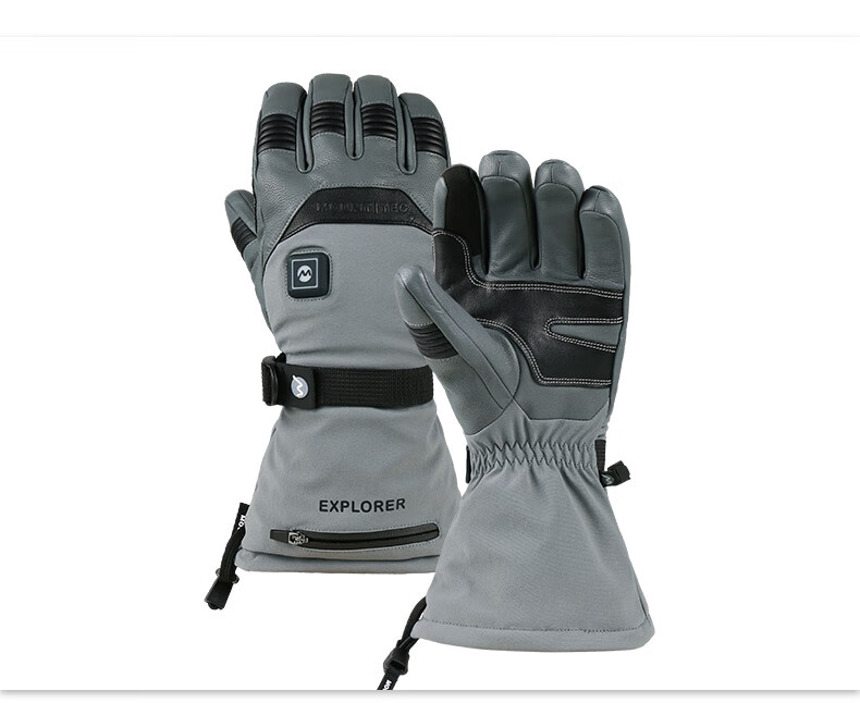 mountitec探险者5智能科技发热手套防风防水可触屏骑行滑雪户外配饰