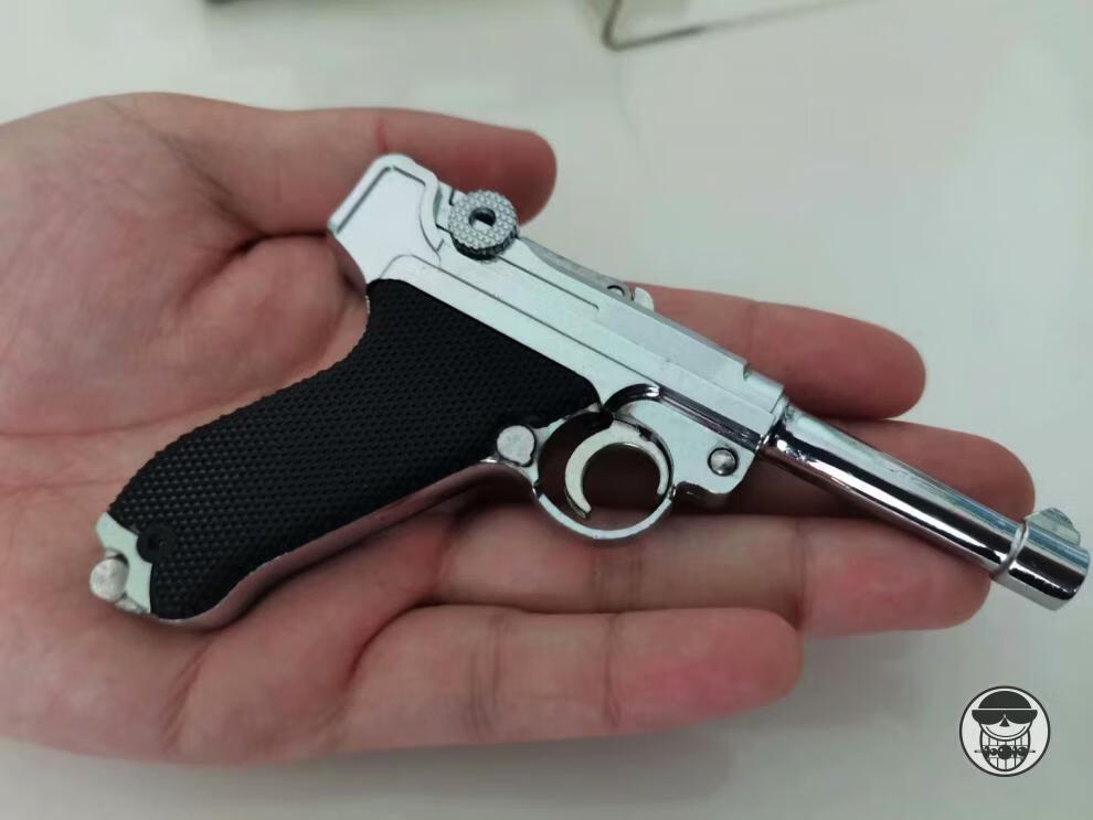 七夕礼物1205德国鲁格p08模型二战毛瑟驳壳复古风合金可拆卸无发射枪