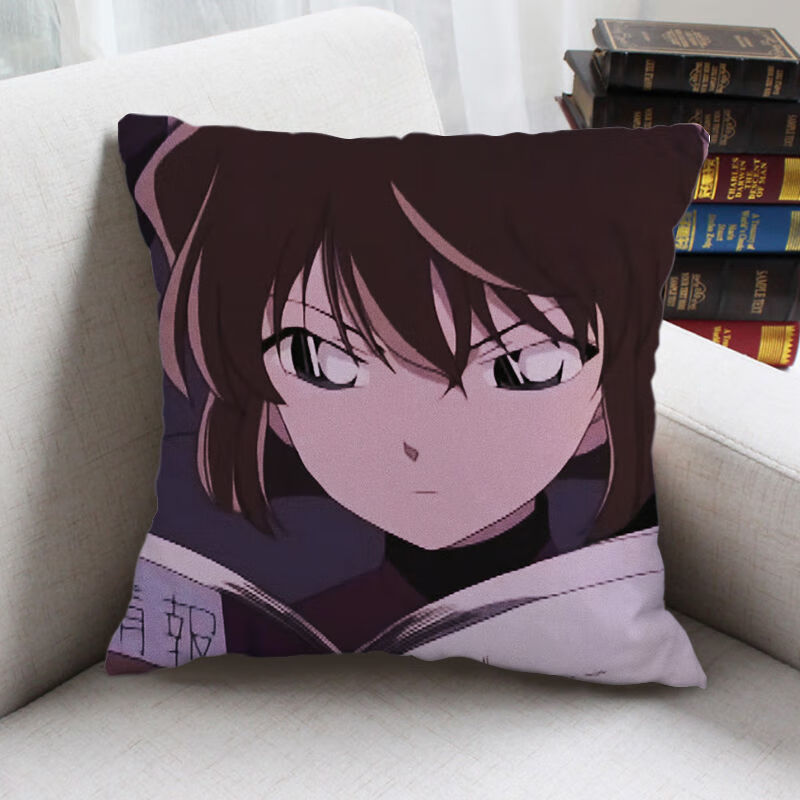 林中鸟灰原哀抱枕 可定制动漫枕头双面名侦探柯南周边二次元靠枕靠垫