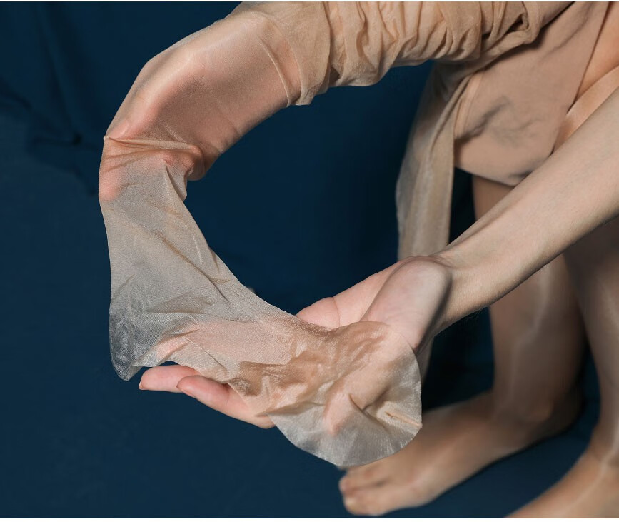 夏天360无缝脚宽边尖透明隐形诱惑无痕超薄连裤袜 (小麦肤)油光任意剪