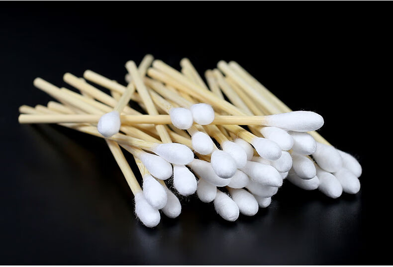 医用棉签一次性单消毒棉棒皮肤伤口消毒棉花棒100支