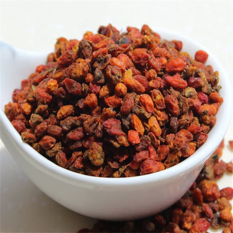 野生沙棘果干果中药新疆沙棘干大果沙荆果刺果沙棘子酸刺泡水 沙棘