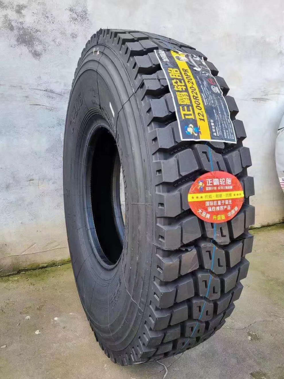 正霸全钢丝货车750r825r16900r1000r1100r1200r20卡车矿山轮胎全钢