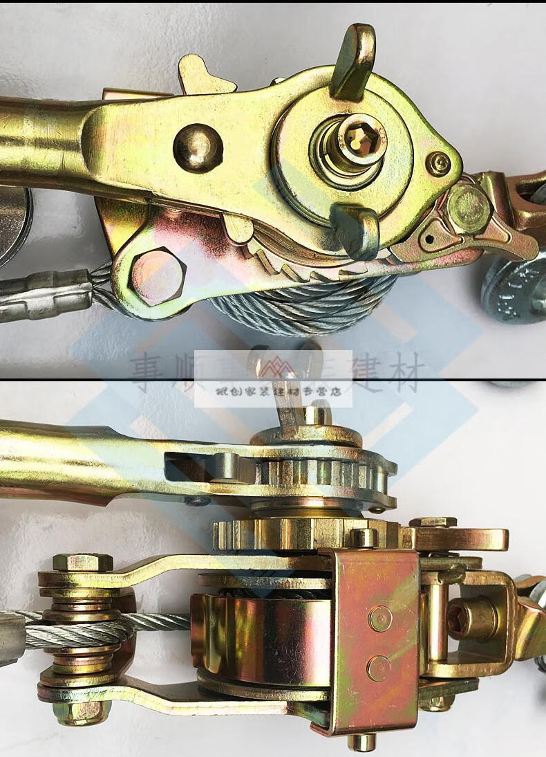 银创紧线器手动拉紧器多功能钢丝绳小型手摇手板葫芦荷缔机电力收紧器