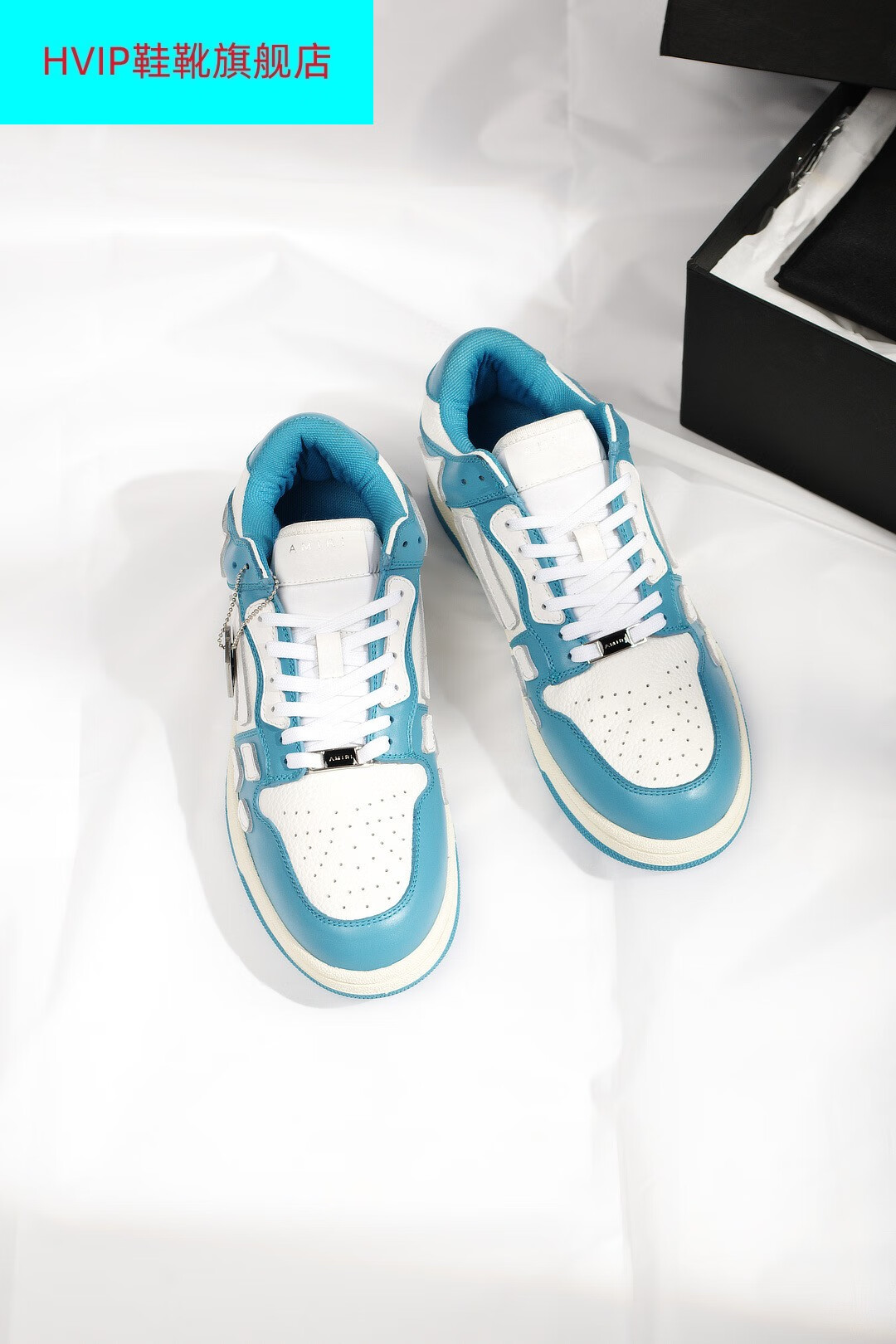 amiri骨头鞋amiri 骨头鞋子王一博同款skel top low运动休闲骷髅低帮