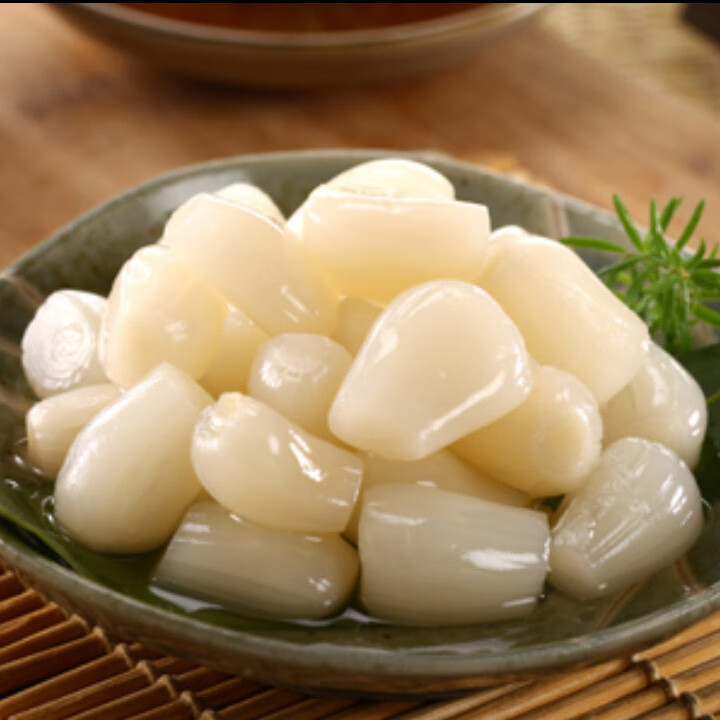 2kg罐 酸甜荞头 酸爽甜腌制藠头泡菜腌制蒜头 如图 蒜头 如图【图片