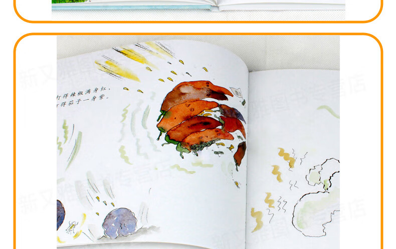 一园青菜成了精绘本周翔北方童谣关于蔬菜的绘本一年级阅读二年级明天