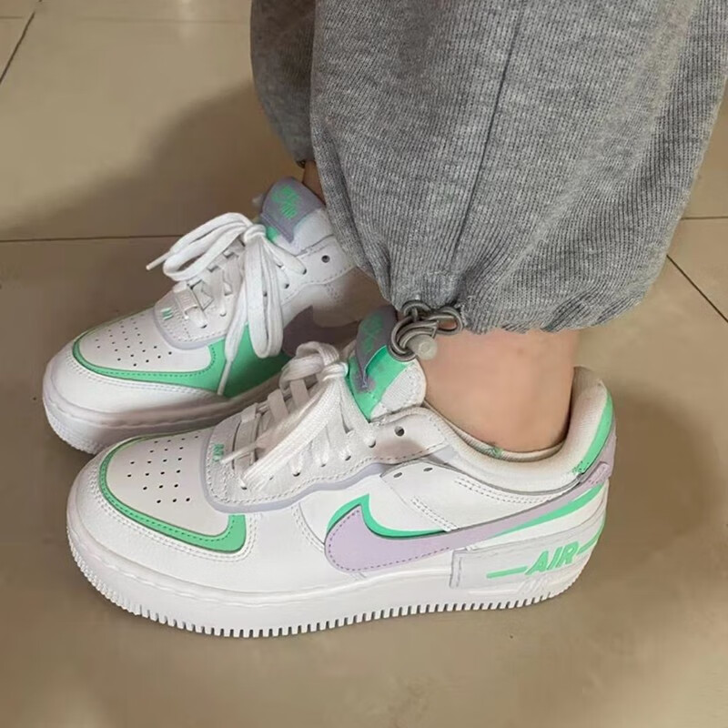 耐克女鞋nikeaf1空军一号airforce1shadow马卡龙时尚潮流运动休闲鞋ci