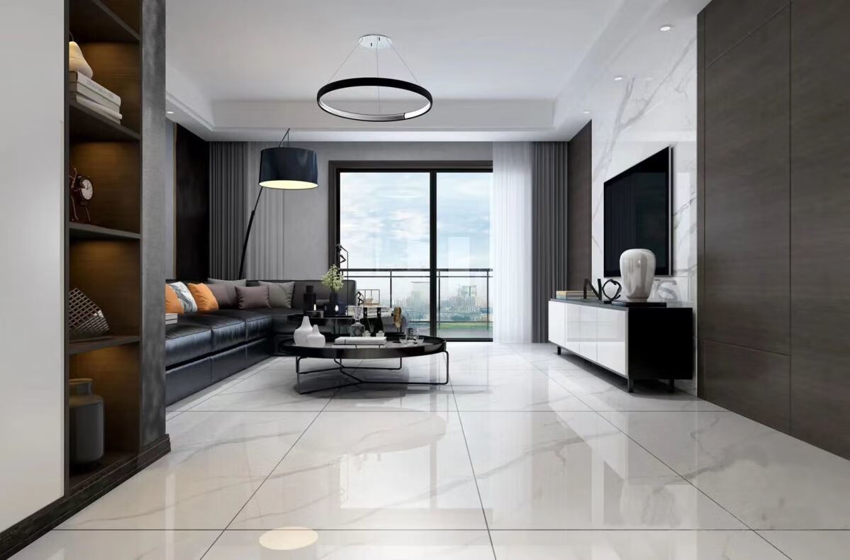 连纹750x1500亮光通体瓷砖客厅阳台通铺大理石简约批发地板砖墙砖 l75