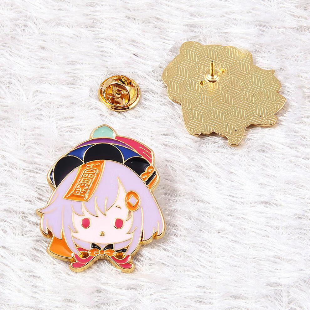 原神q版金属胸针动漫万叶神里绫华胸章雷电将军珊瑚宫心海徽章x