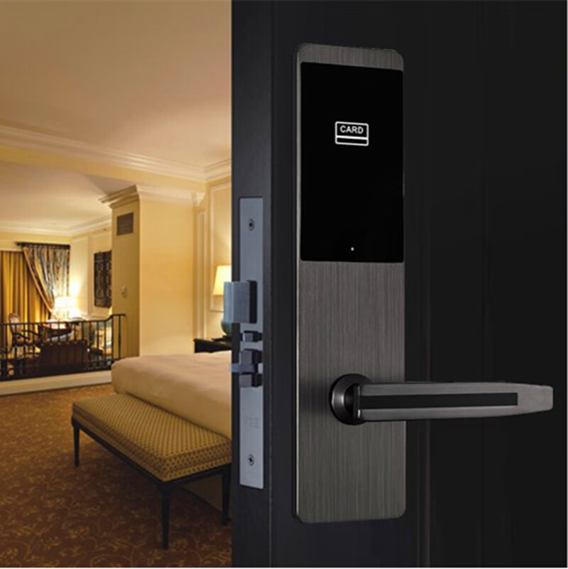 酒店门锁刷卡锁门禁一体锁宾馆客房磁卡感应锁公寓民宿木门智能锁823