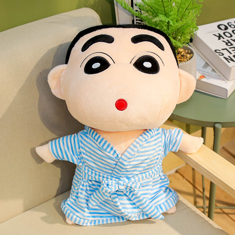 玩具可爱超大号jj搞怪玩偶娃娃送女生情人节礼物蓝色星月浴袍圆眼全长