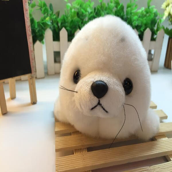 仿真小窝海豹北极毛绒布艺类玩具公仔幼儿童娃娃公仔送女生礼物图片