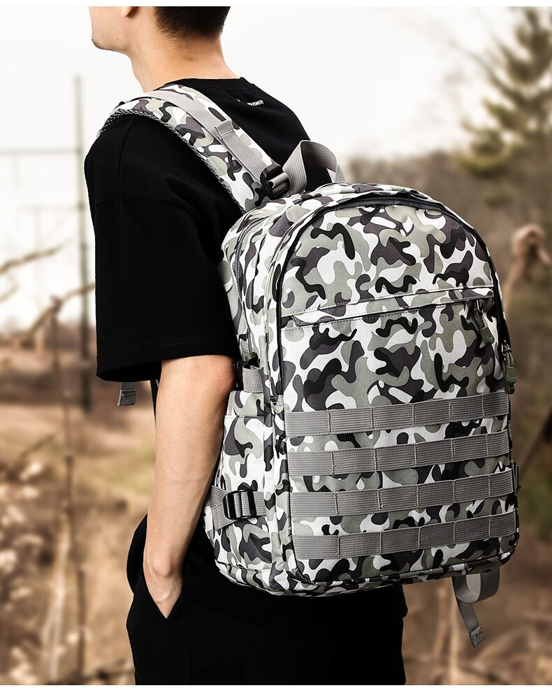 《星空迷彩军用品包小学生书包初中生背包迷彩电脑包大容量旅行包潮