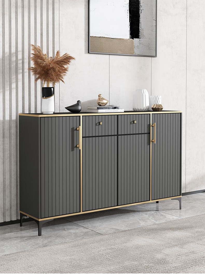 铝合金鞋柜意式轻奢全铝合金鞋柜家用门口室外户外防水防晒阳台储物柜