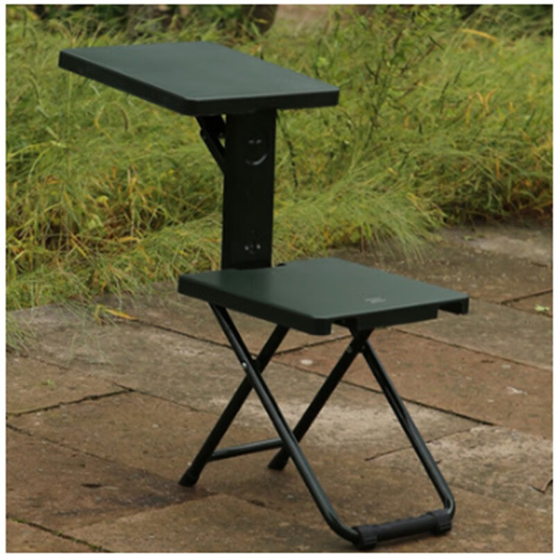 学习凳单兵折叠椅多功能折叠凳配发战术椅便携式作战椅写字椅火车板凳