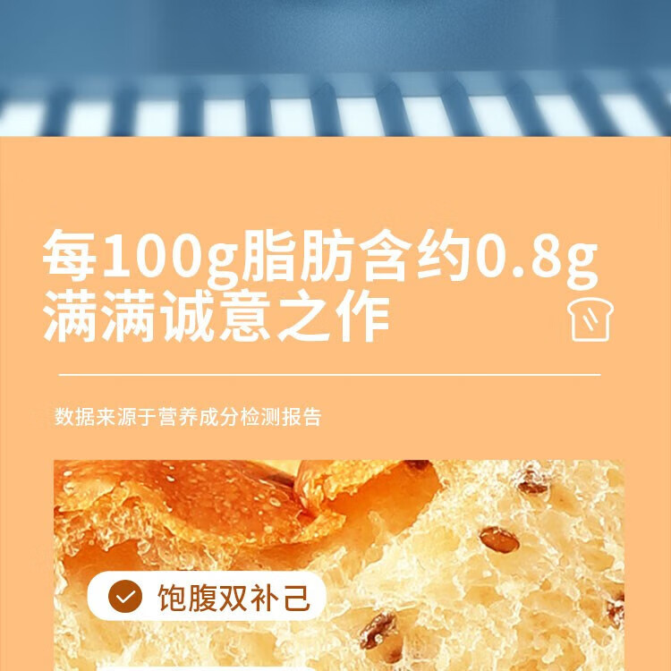 10，味滋源奇亞籽全麥麪包 早餐吐司麪包-3 奇亞籽全麥吐司 0蔗糖 500g 1件