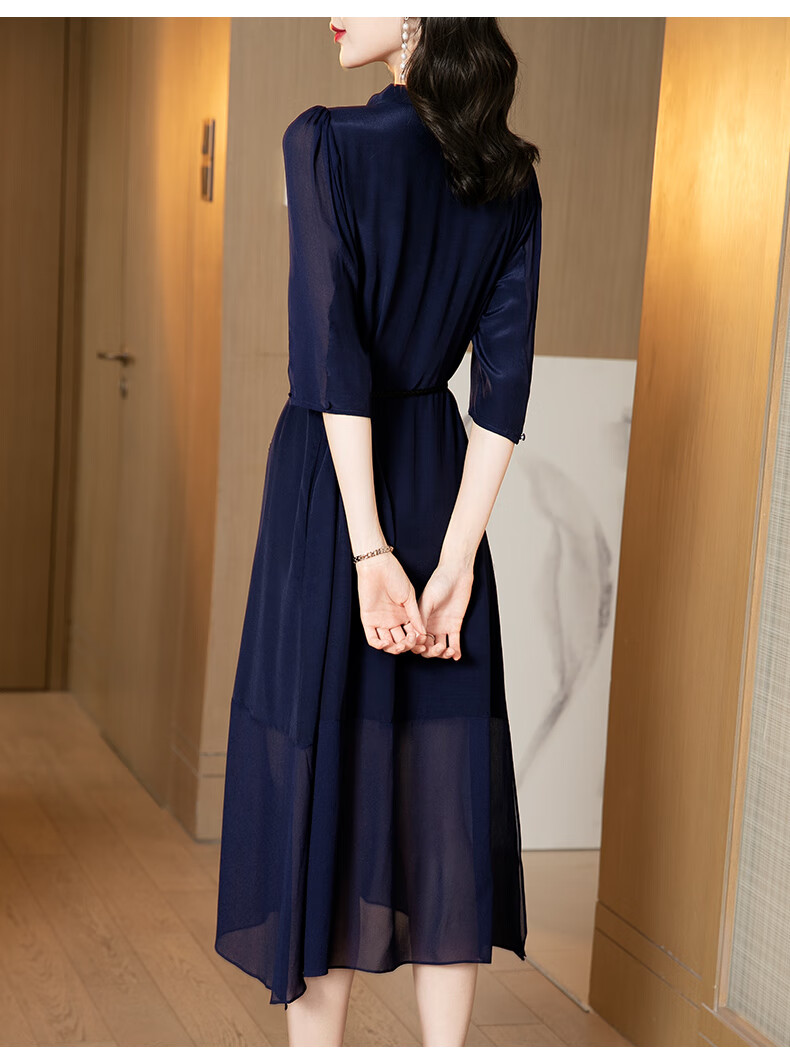 女装 连衣裙 例柏(leerboor) 例柏(leeboor)品牌真丝连衣裙夏2020年
