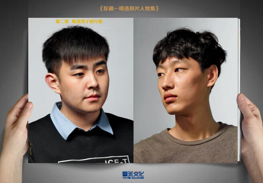 2019珍藏精选照片人物集刘斌素描头像照片写生素材男女中青带手半身像