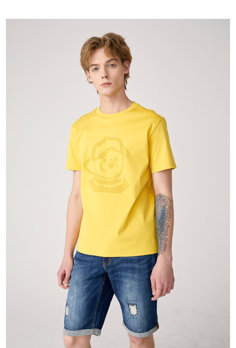 teenieweenie官方小熊男装潮流街头卡通印花短袖t恤商场