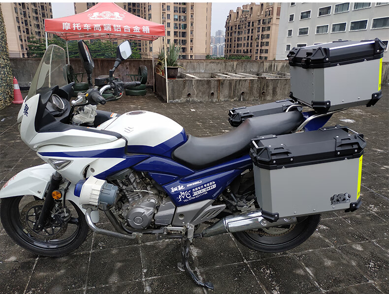 适用于宝马g310r/gs 边包边箱铝合金三箱尾箱箱架上下护杠保险杠宝马