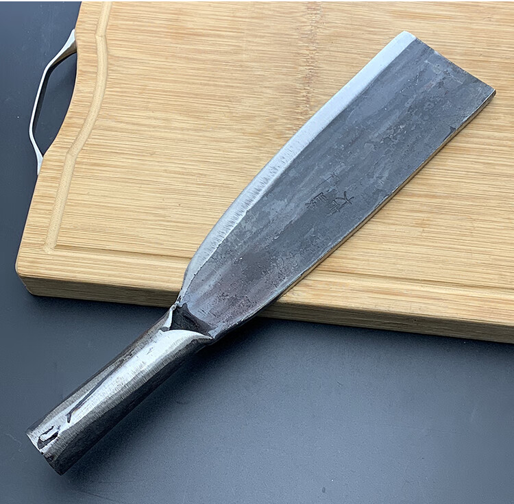 弹簧钢锻打柴刀树枝刀开路刀破竹刀修枝刀劈柴刀全钢农用 黑色【图片 