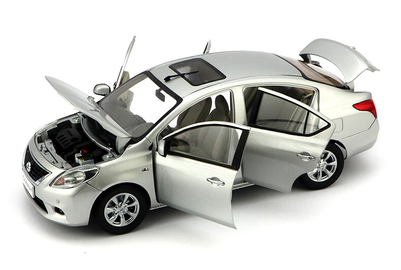 118原厂汽车模型东风日产尼桑2020款全新一代轩逸蓝鸟阳光仿真合金