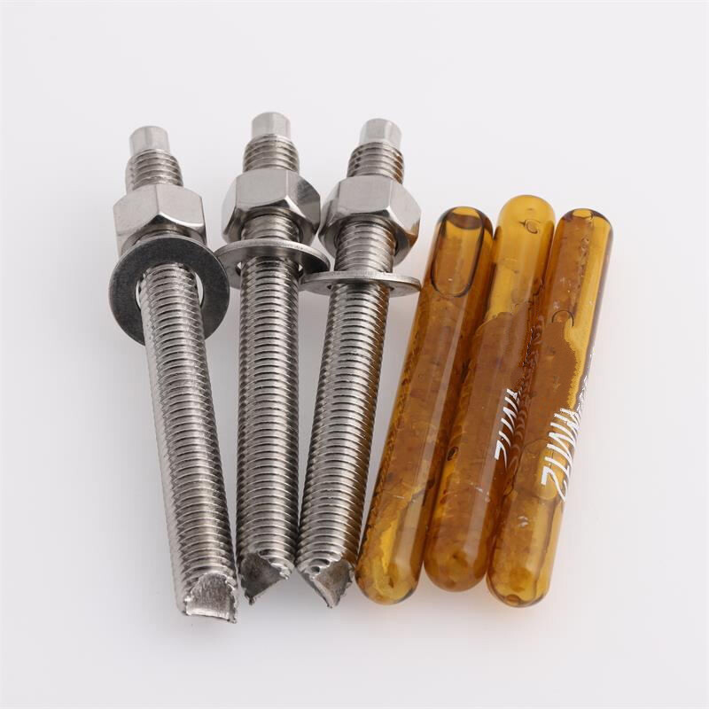 304不锈钢化学锚栓化学螺栓化学膨胀螺栓螺丝m8m10m12m14m16m20白色