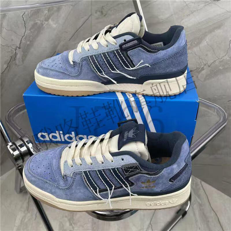 莆田定制球鞋originals forum84 low牛仔蓝线头板鞋ins学生情侣百搭运