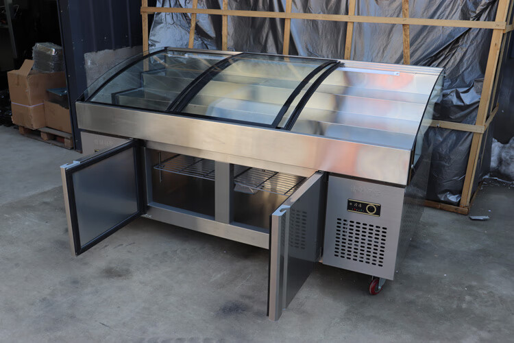 阶梯冰台烧烤点菜海鲜展示柜冷藏商用凉菜柜水果捞保鲜柜串串冰柜其他