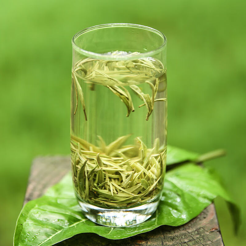 湘西保靖黄金茶叶2021新茶毛尖云雾浓香绿茶袋装古丈毛尖250g两袋