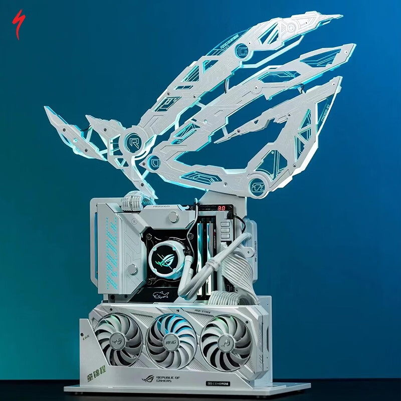 华硕rog信仰 败家之眼 沫子 童童同款限量电竞游戏台式主机箱 信仰之