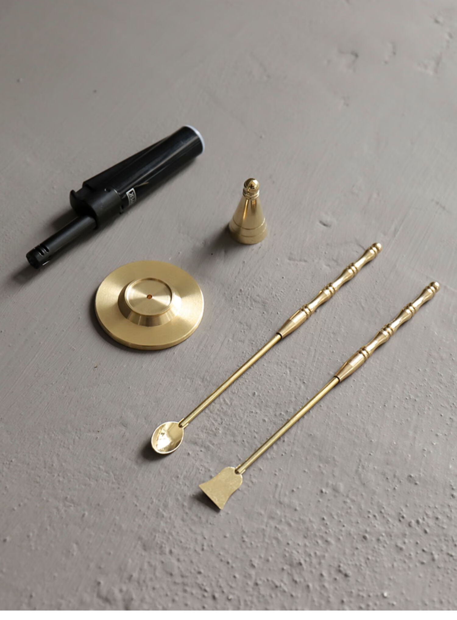 知南纯铜锥香模具塔香模古法香粉制香手工香篆香道入门用品打拓工具三