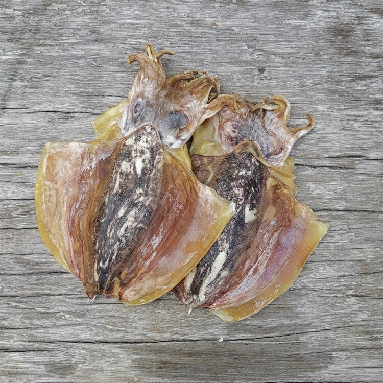 北海特级淡晒淡水墨鱼干目鱼干乌贼海鲜干货海兔500g 店家食用款(500g