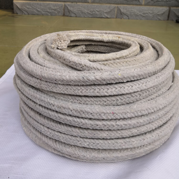 水泵密封绳牛油盘根纯棉纱线船尾轴耐高压耐磨浸油盘根填料牛油绳 不