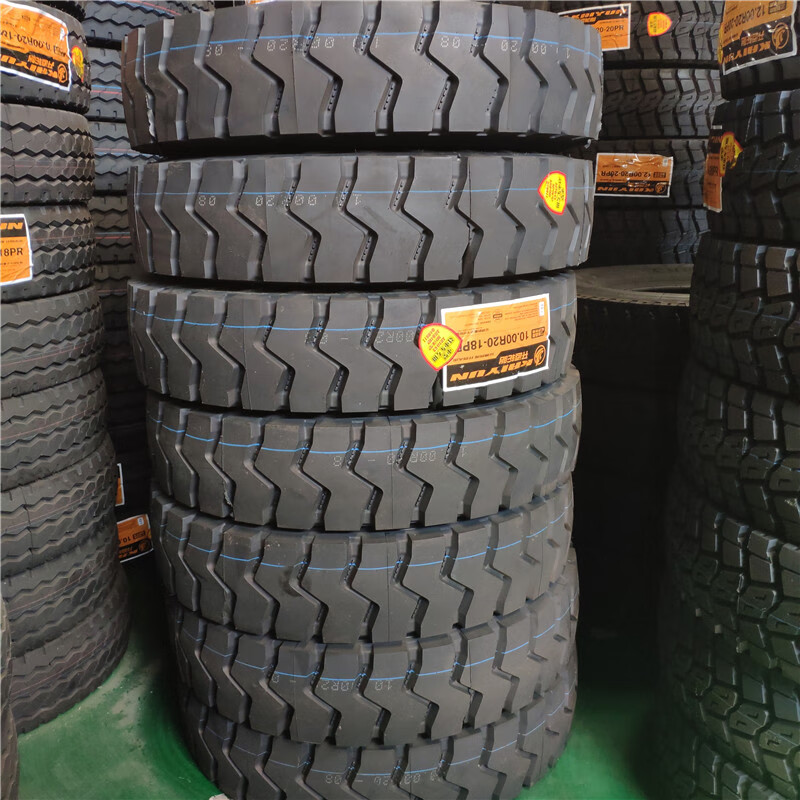 开运轮胎900r20 1000r20 1100 1200r20 全钢加强型耐磨载重货车胎