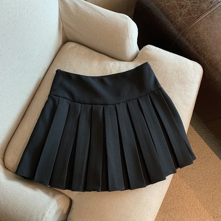 肯昔 超短裙性感小短裙外 u贸剪标女装超短百褶裙jk春夏季学生百搭