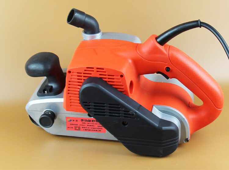 抛光小型砂带机工业级微型手提式坦克带式砂光机沙带机打磨沙袋机 4寸