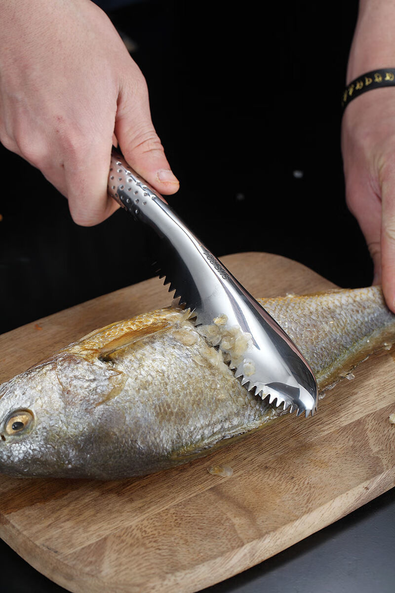 器304不锈钢刮鱼鳞器刮鳞神器去鱼鳞厨房神器打鳞刮鱼304鱼刀90人选择